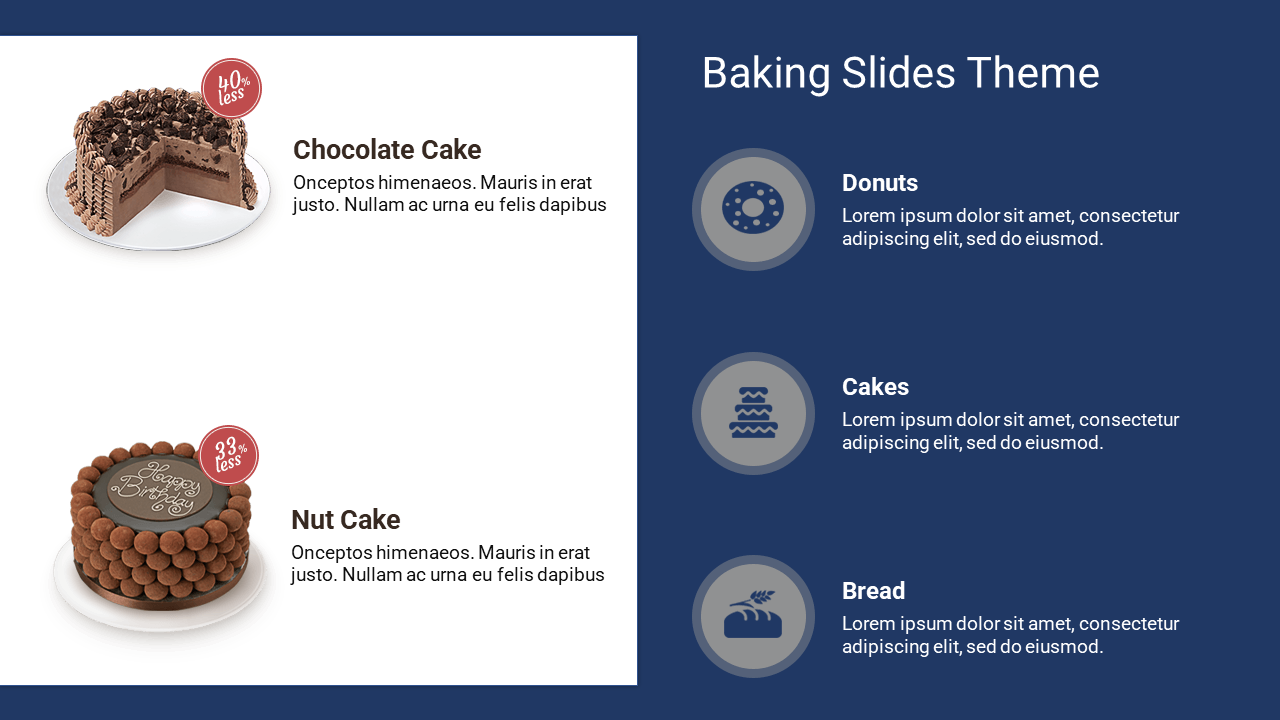 Baking Google Slides Theme for PPT Presentation Template
